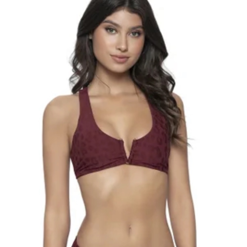 PQ Swim Anthropologie Halter Top Katie Thurston Bachelorette - Picture 3 of 8